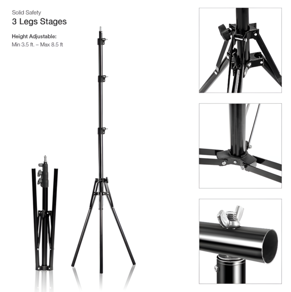 Flobing Lightweight & Portable Long Tripod Stand